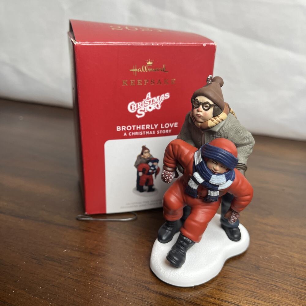 2021 Hallmark Keepsake A Christmas Story Brotherly Love Ornament Ralphie Randy